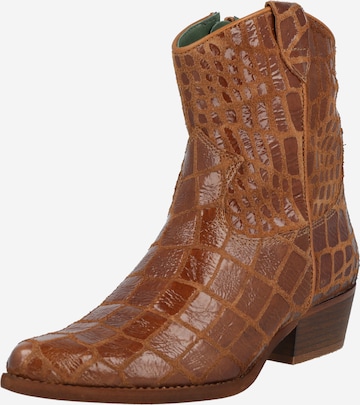 FELMINI Cowboy Boots 'West' in Brown: front