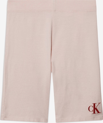 Calvin Klein Jeans Skinny Shorts in Pink: Vorderseite