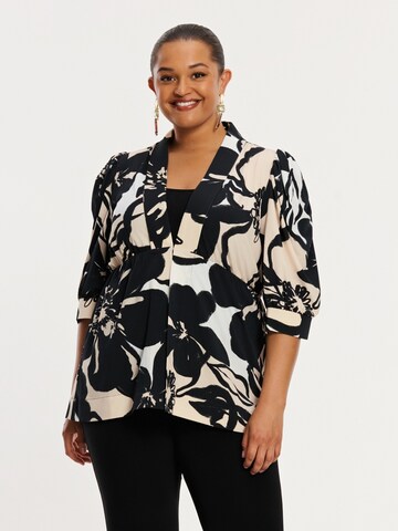 Veste mi-saison YOEK en beige : devant