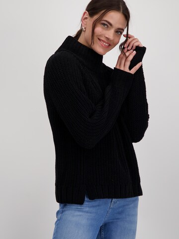 Pull-over monari en noir : devant