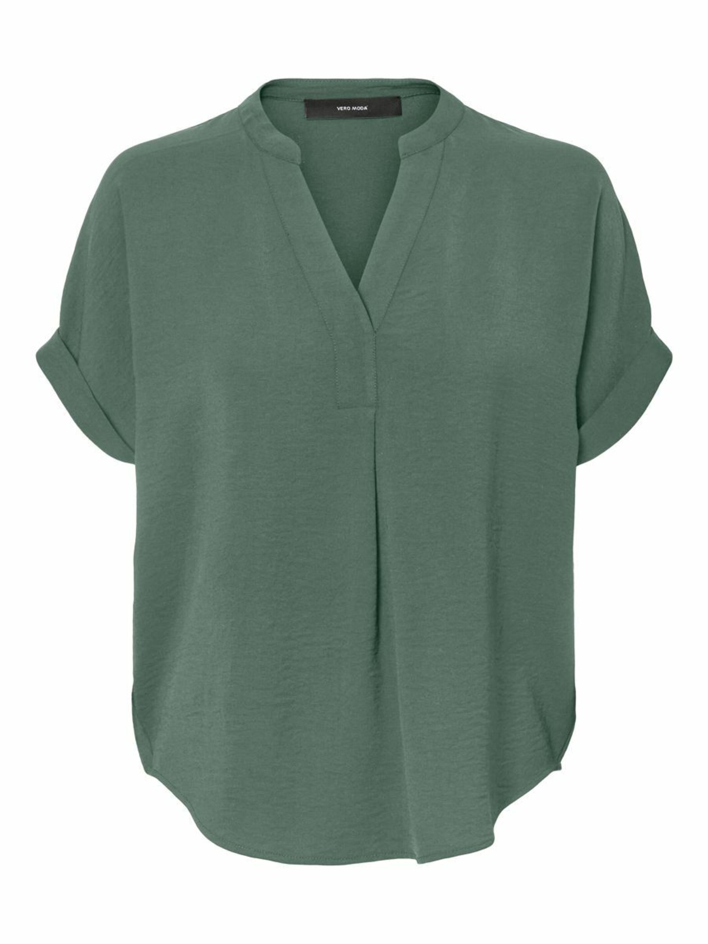 Vero Moda Curve Bluse in Grün: Vorderseite