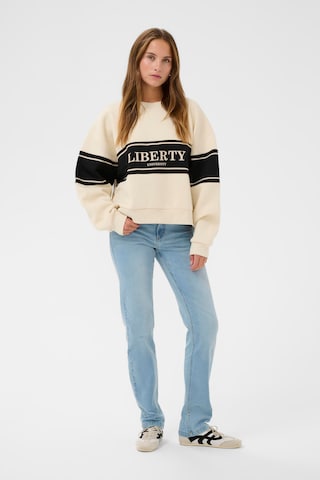 Kaffe Sweatshirt i beige