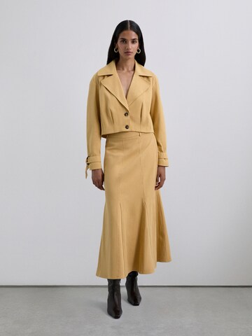 Scalpers Kurtka przejściowa w kolorze żółty: przód