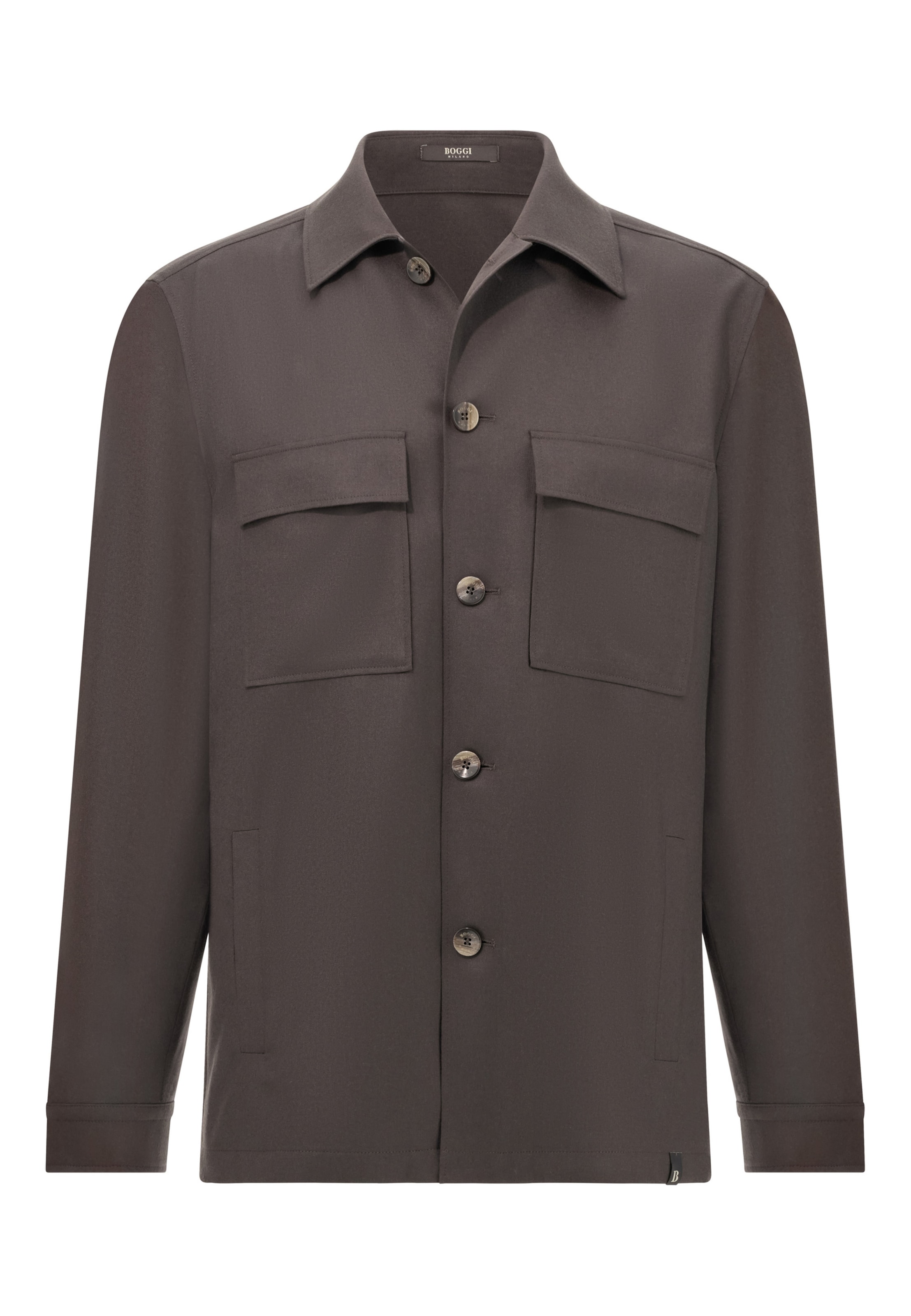 Boggi Milano Between-season jacket in Brown: front