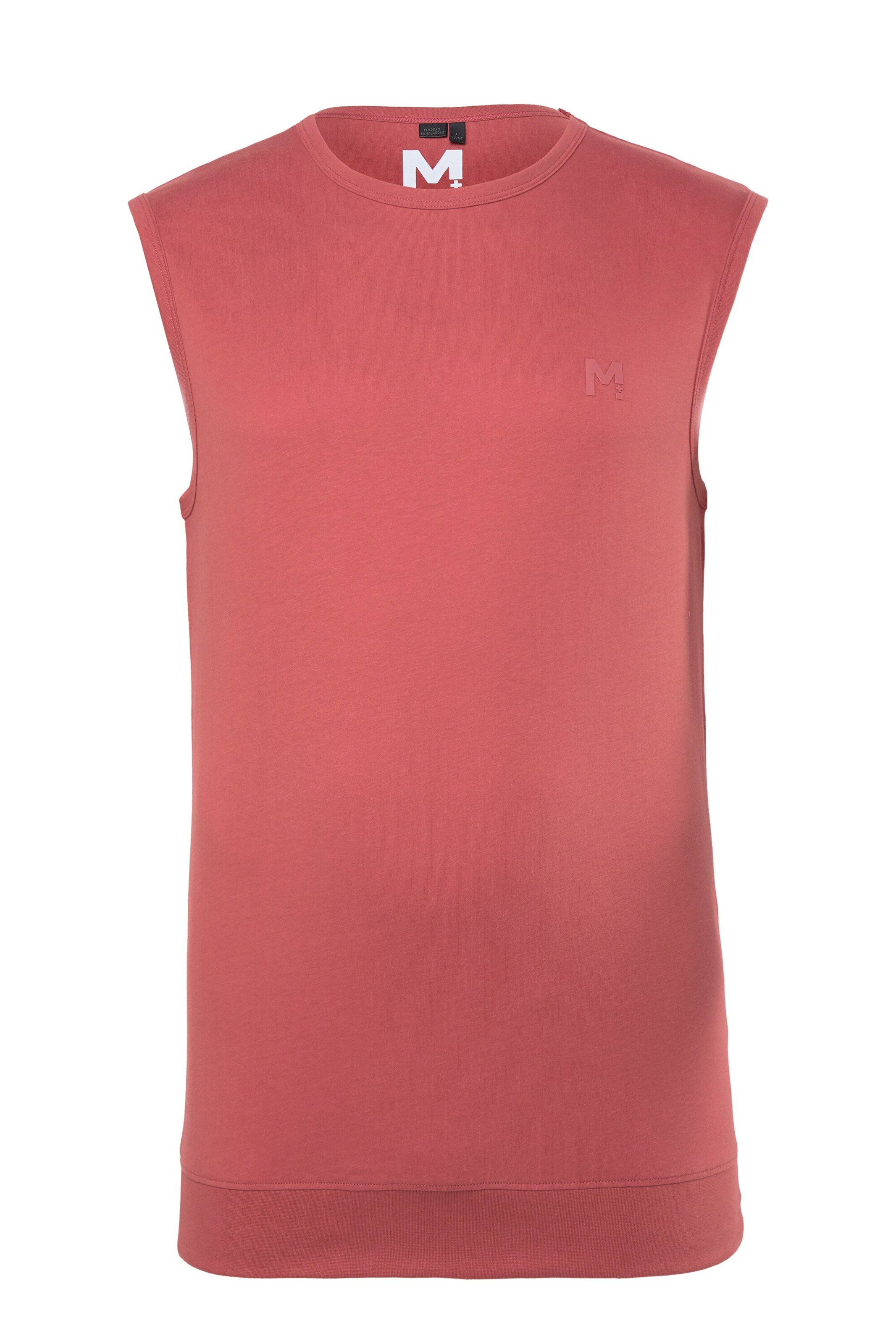 Men Plus Undershirt in Brown: front
