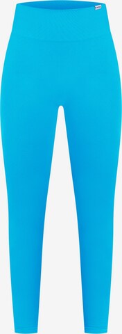 Skinny Pantalon de sport 'Amaze Pro' Smilodox en bleu : devant