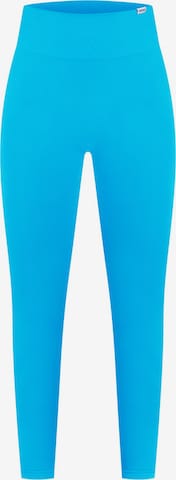 Smilodox Skinny Workout Pants 'Amaze Pro' in Blue: front