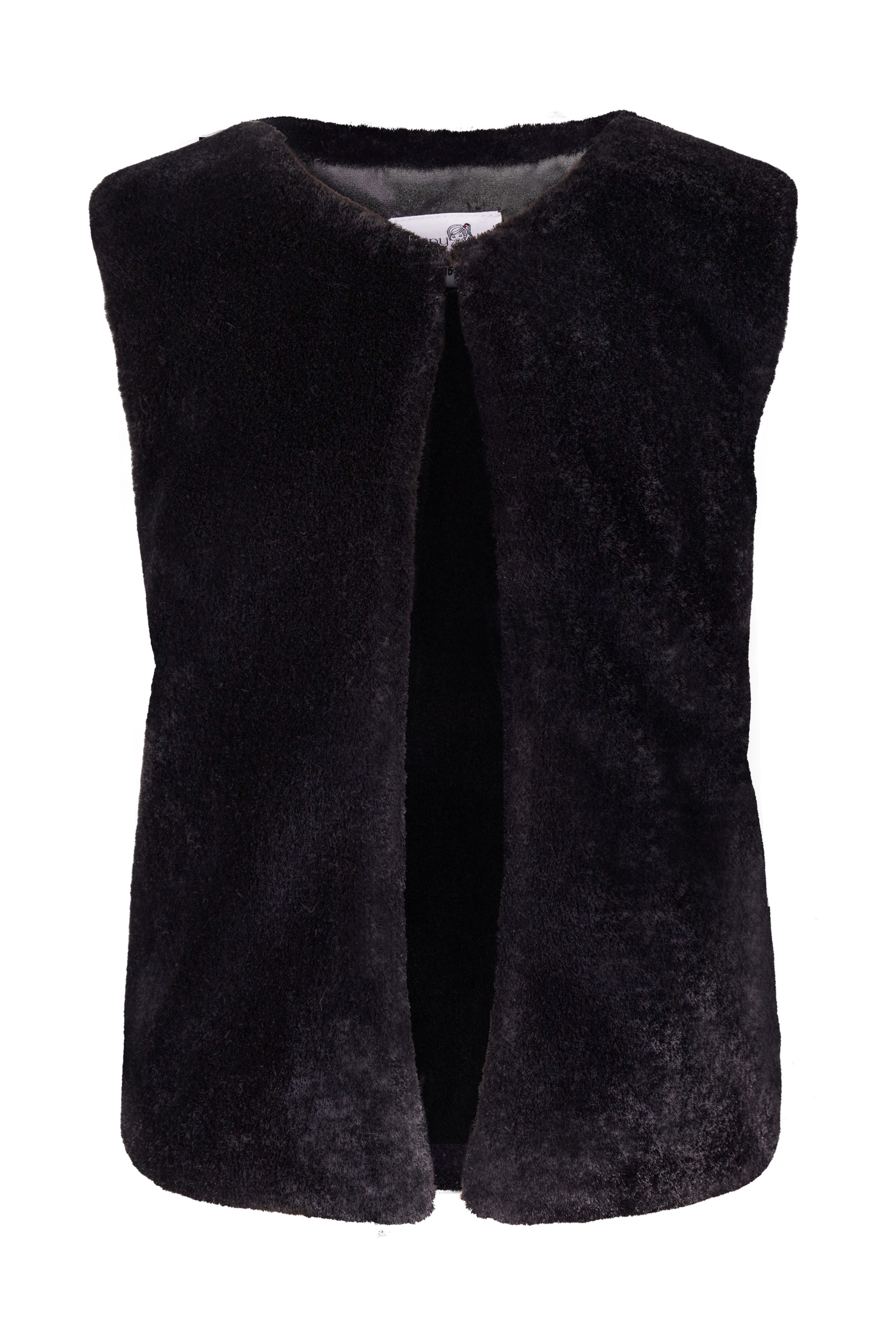 happy girls Kamizelka w kolorze czarny: przód