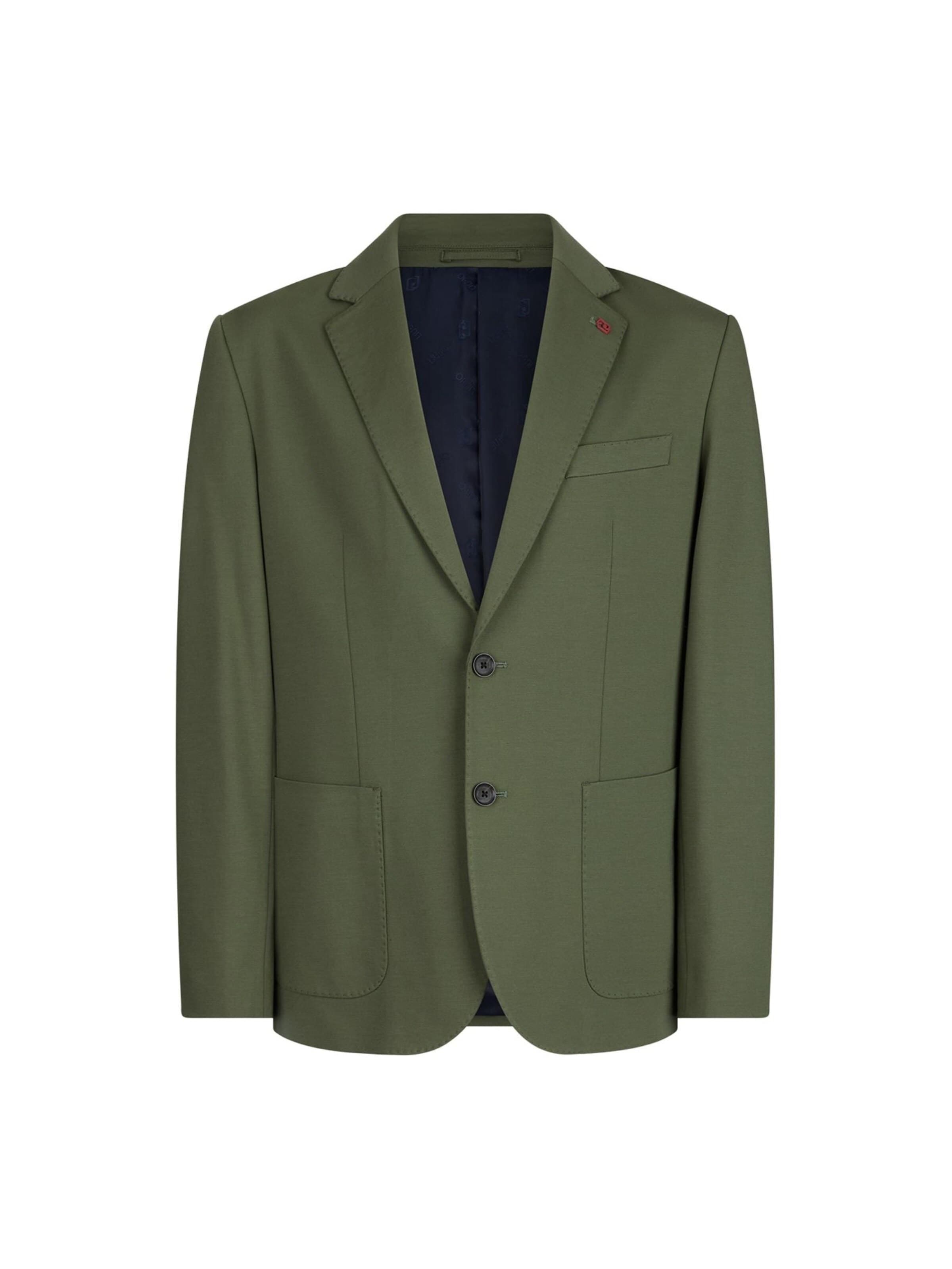 Liu Jo Regular fit Kavaj 'LIU JO UOMO GIACCA BLAZER JERSEY GIACCA' i grön: framsida