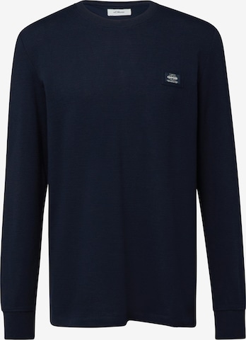 s.Oliver Shirt in Blauw: voorkant