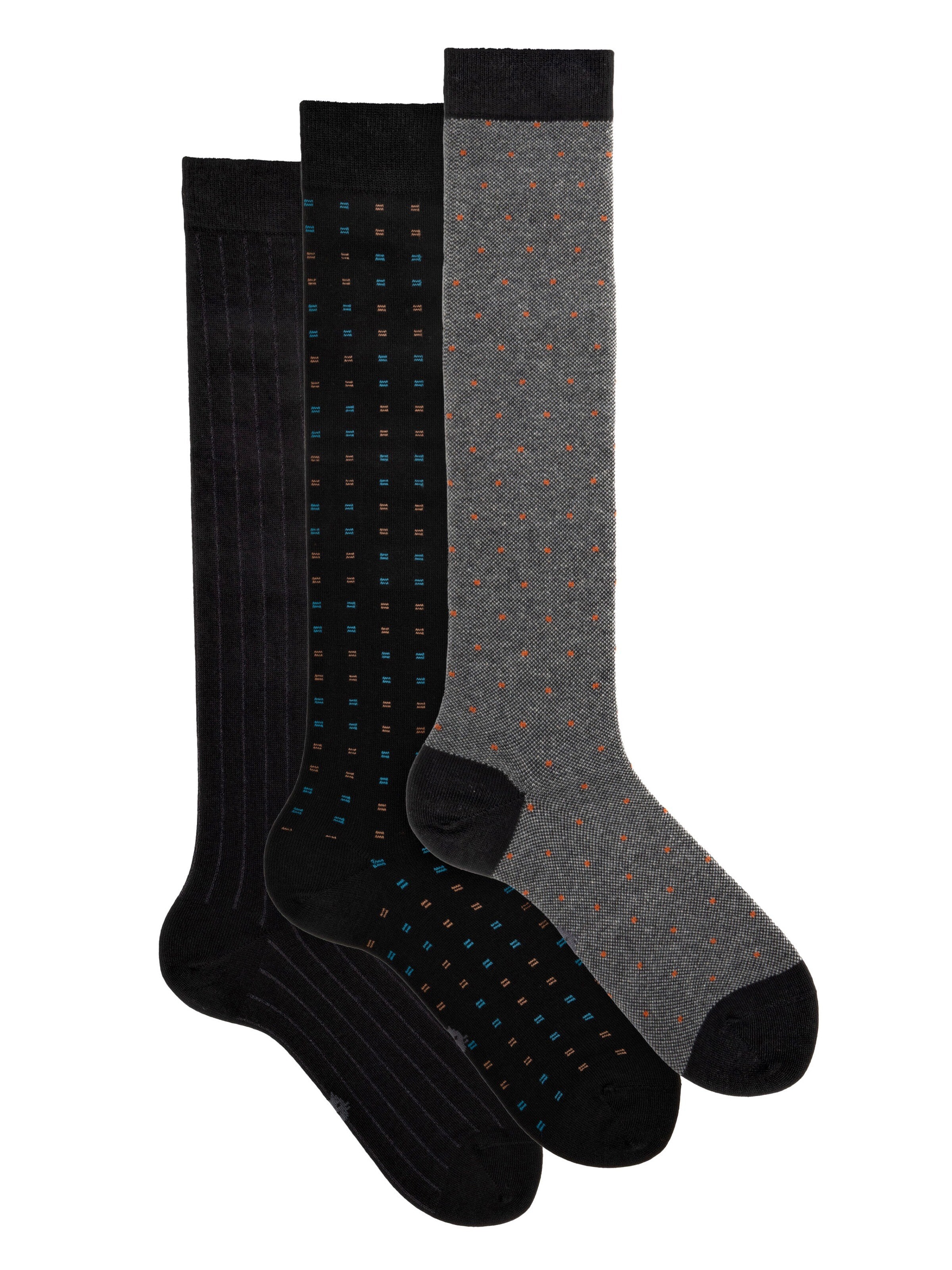 Gambaletto '3 Pack Calze Lunghe Fantasia - Confezione Regalo - Ciocca' di Ciocca in colori misti: frontale