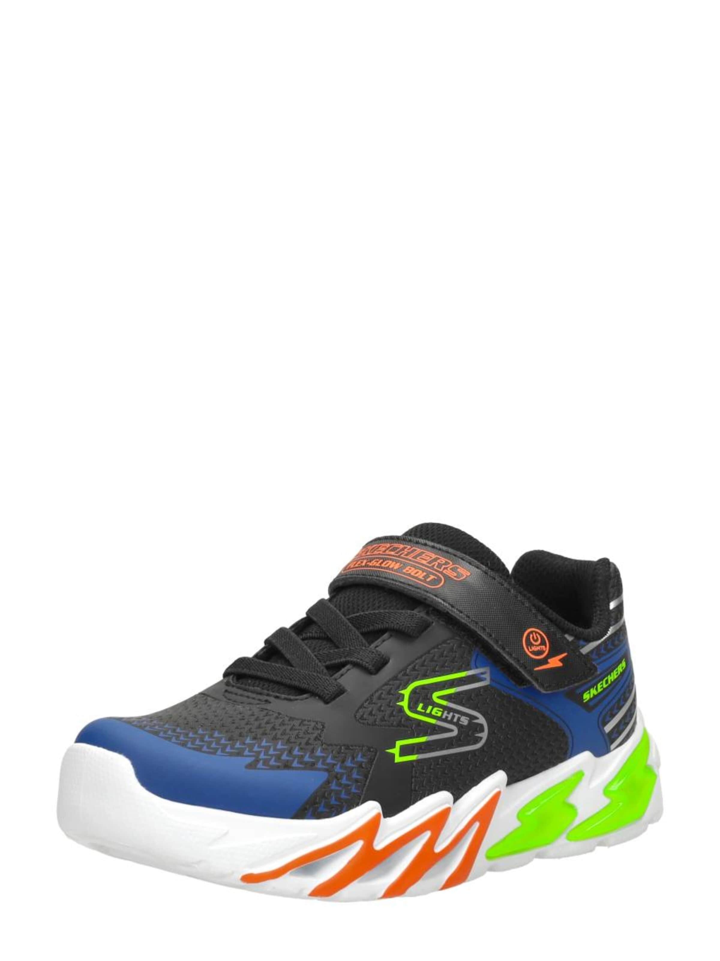 SKECHERS Кроссовки 'S Lights: Flex-Glow Bolt' в Черный