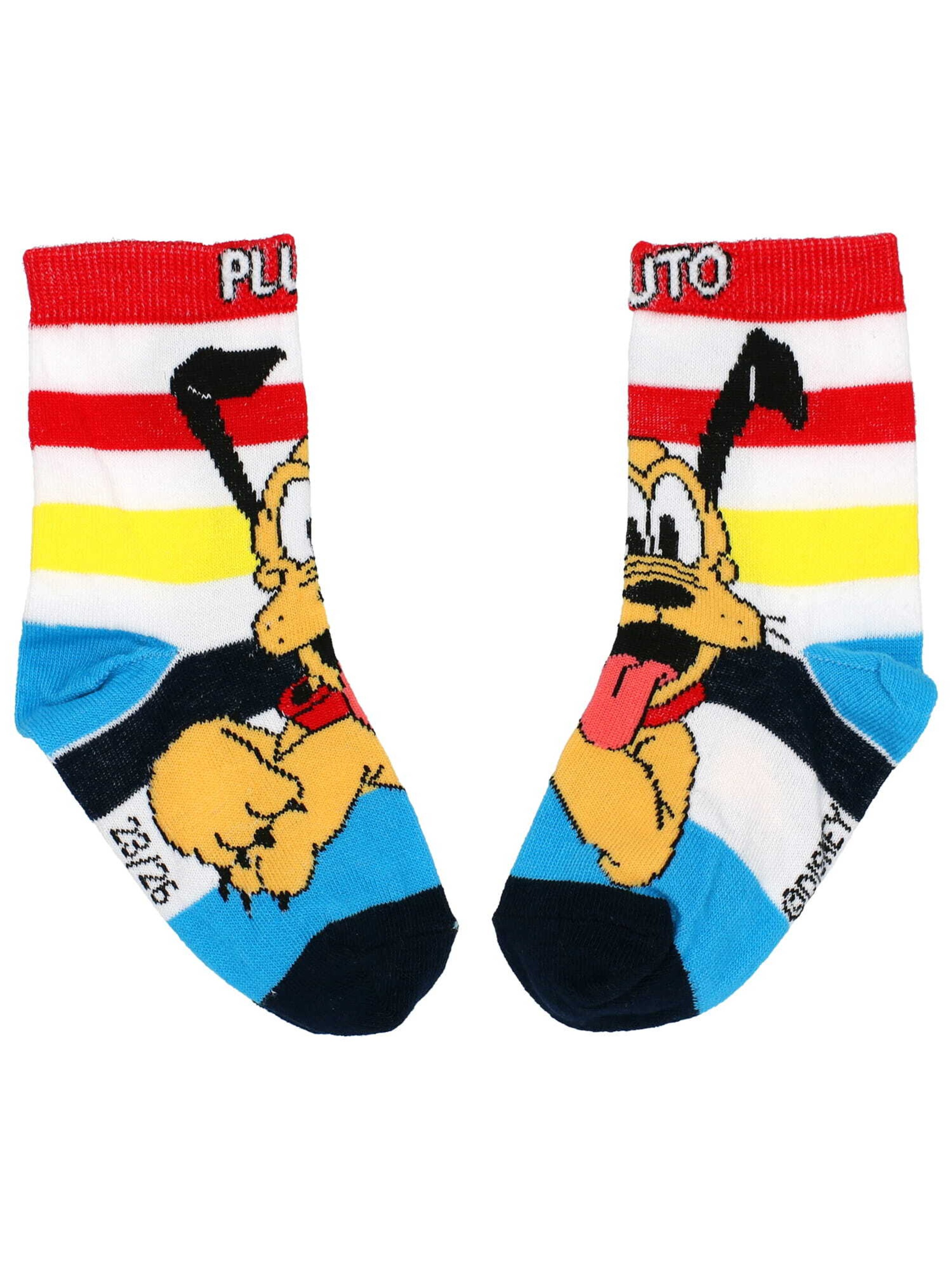 DISNEY Socks 'Mickey Mouse Pluto' in Mixed colours