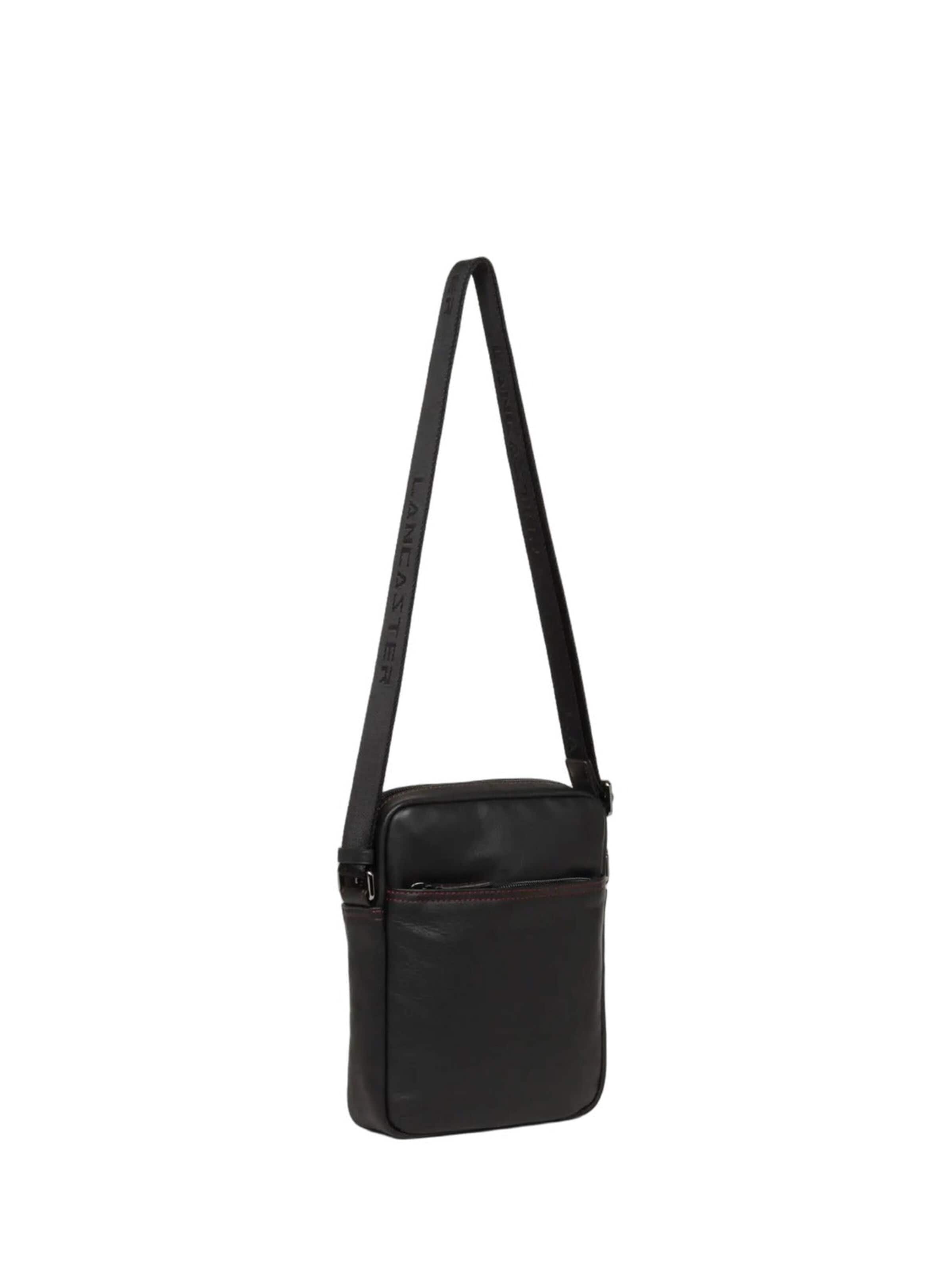 Borsa messenger 'Soft Vintage' di LANCASTER Paris in nero