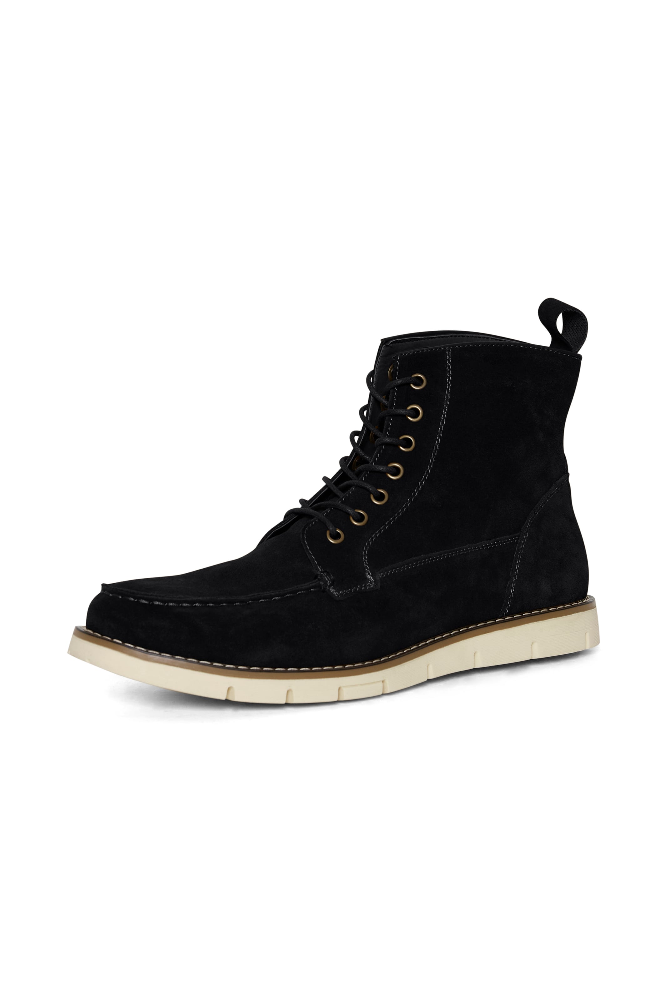 BLEND - Botas com atacadores em preto: frente