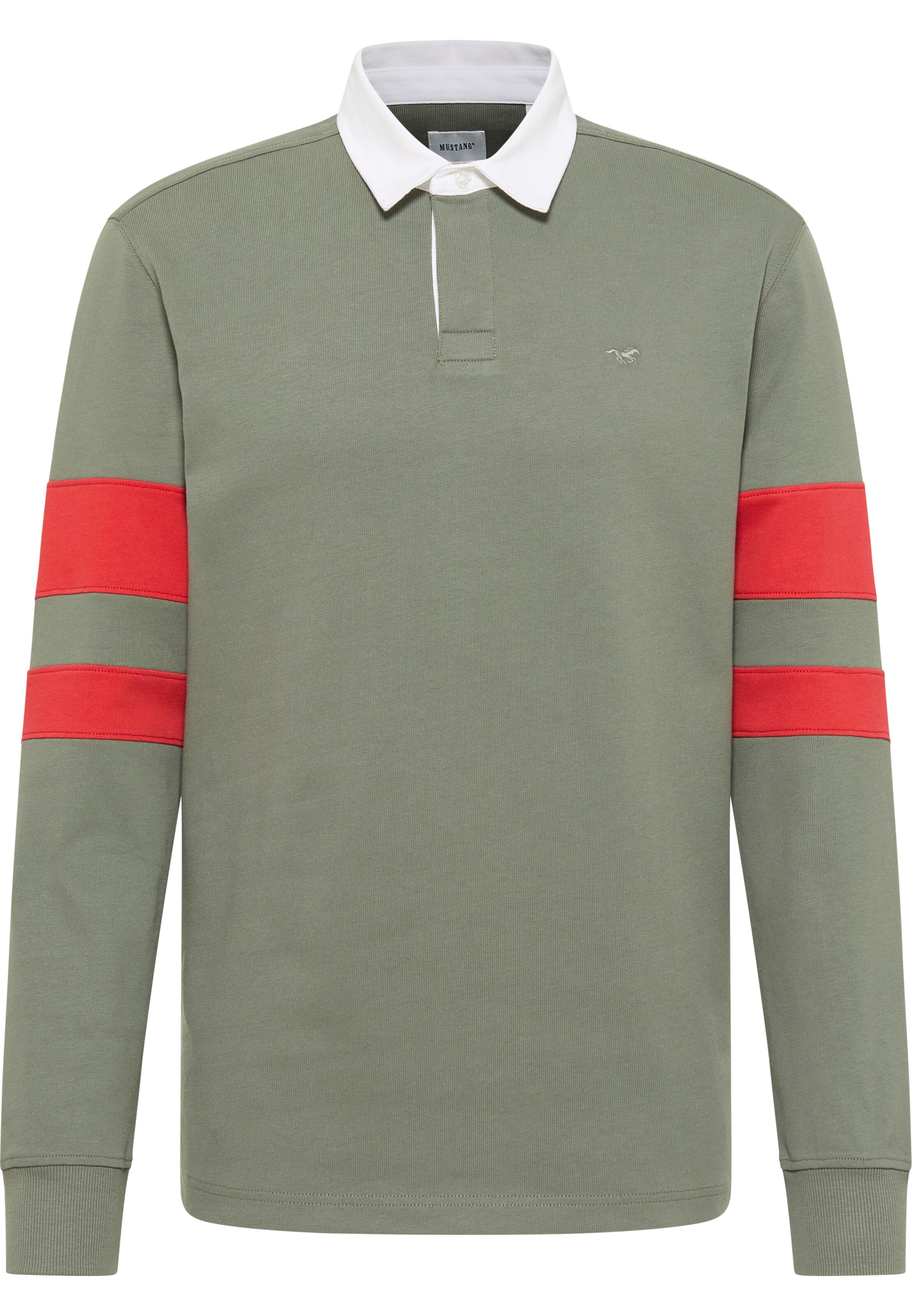 MUSTANG Sweatshirt 'Portis' in Grün: Vorderseite