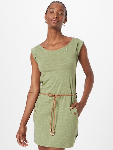 Ragwear Платье 'TAG' в Зеленый: спереди