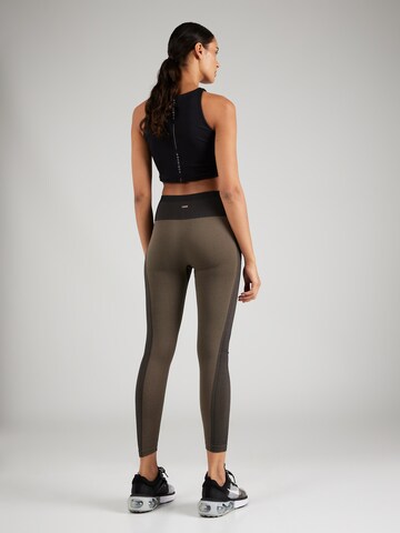 Athlecia Skinny Sporthose in Braun