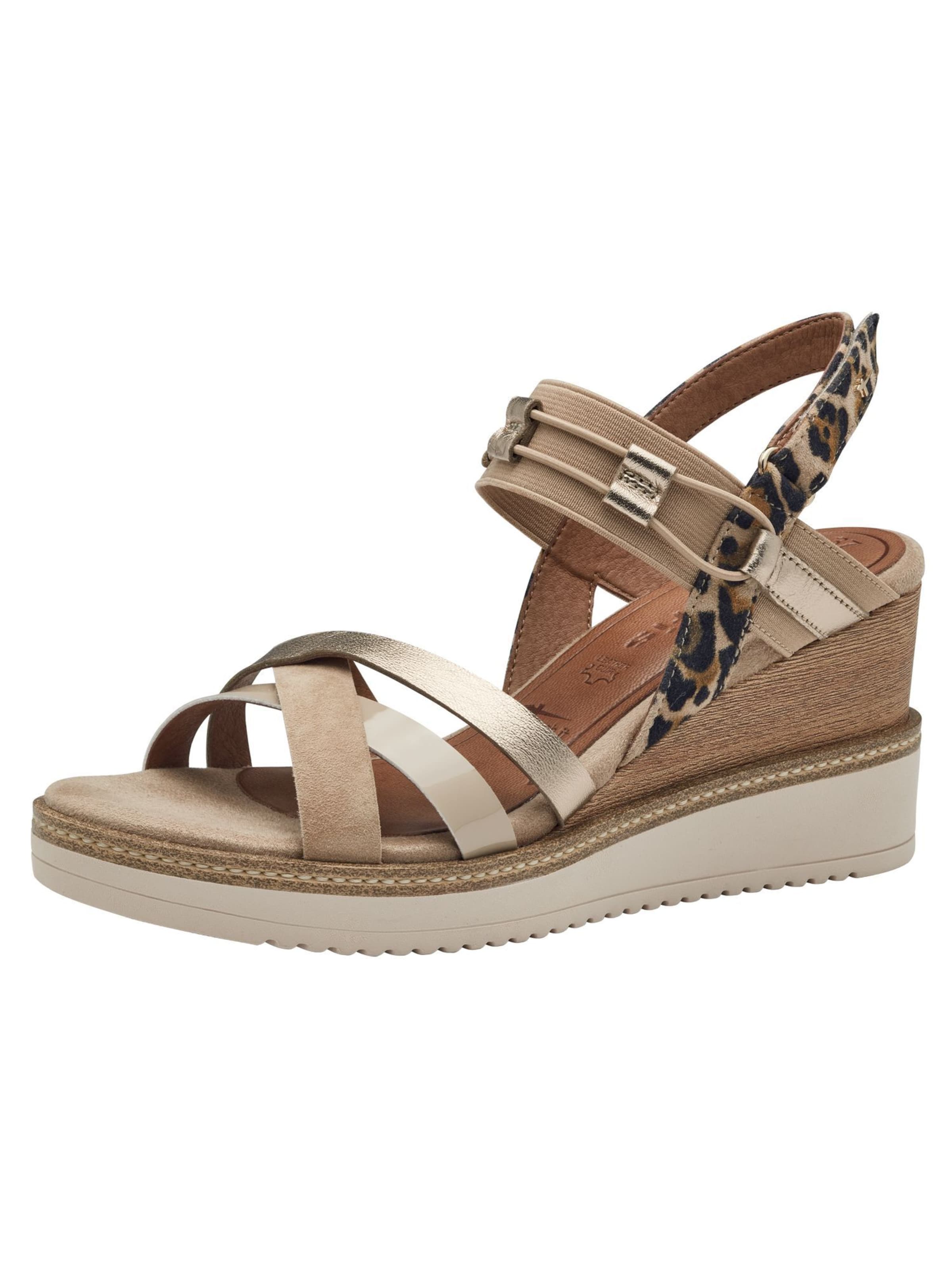 Tamaris Sandal in Beige: front