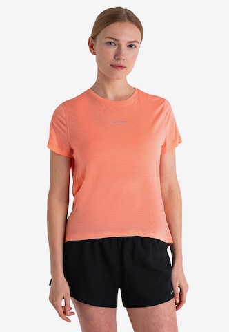 T-shirt fonctionnel 'Speed Slit' ICEBREAKER en rose : devant