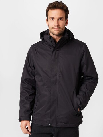 KILLTEC Outdoor jacket in Black: front