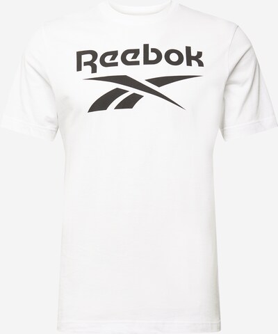 Reebok Sport Shirt in schwarz / weiß, Produktansicht