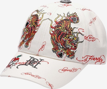 Ed Hardy Lippalakki 'Tiger Flames' värissä valkoinen: etupuoli