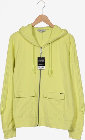 COMMA Sweatshirt & Zip-Up Hoodie in XL in Green: front