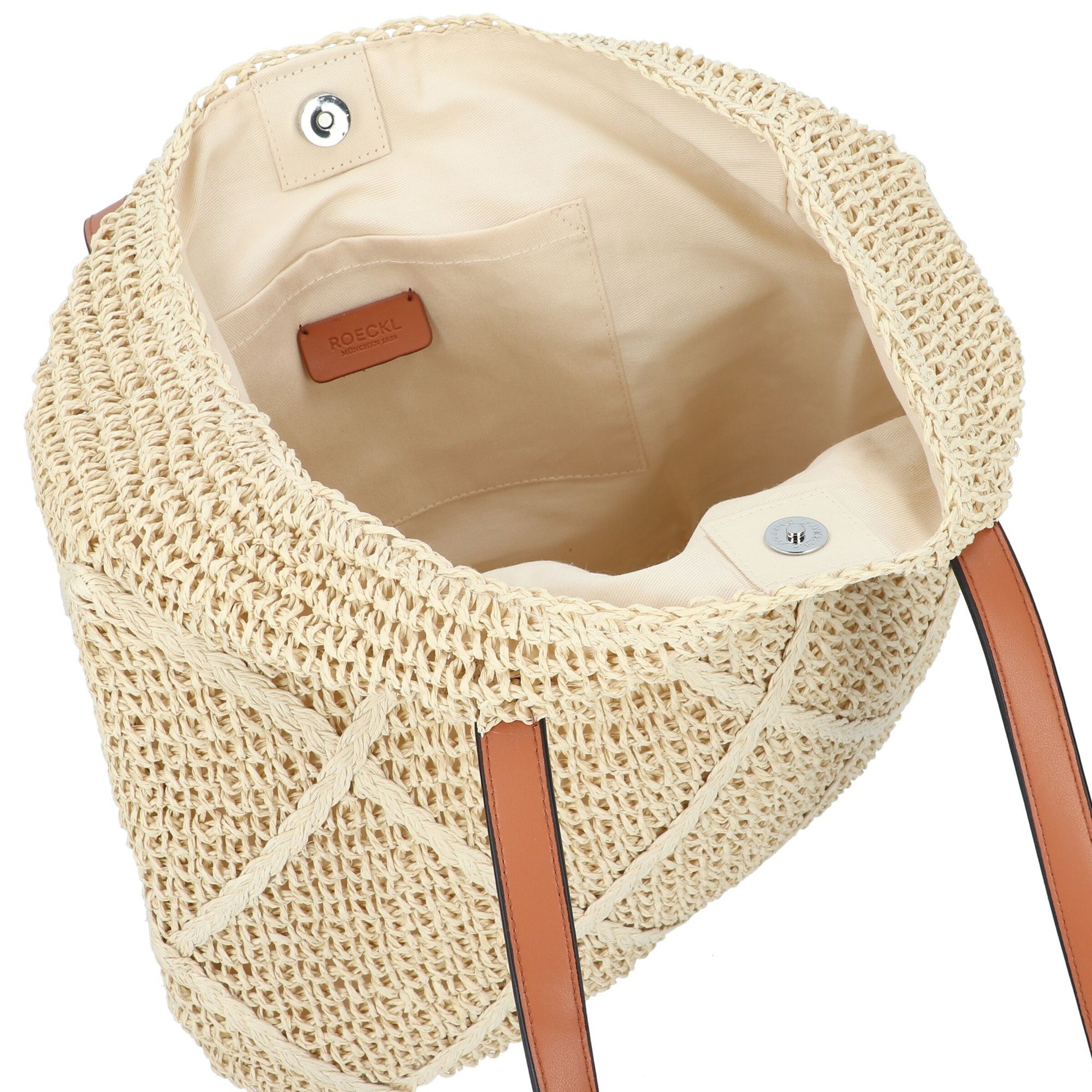 Roeckl Tasche 'SANSIBAR SCHULTERTASCHE MEDIUM' in Beige
