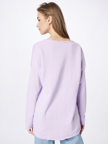 Zwillingsherz Sweatshirt 'Kornelia' in Purple