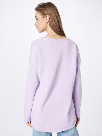 Zwillingsherz Sweatshirt 'Kornelia' in Lila