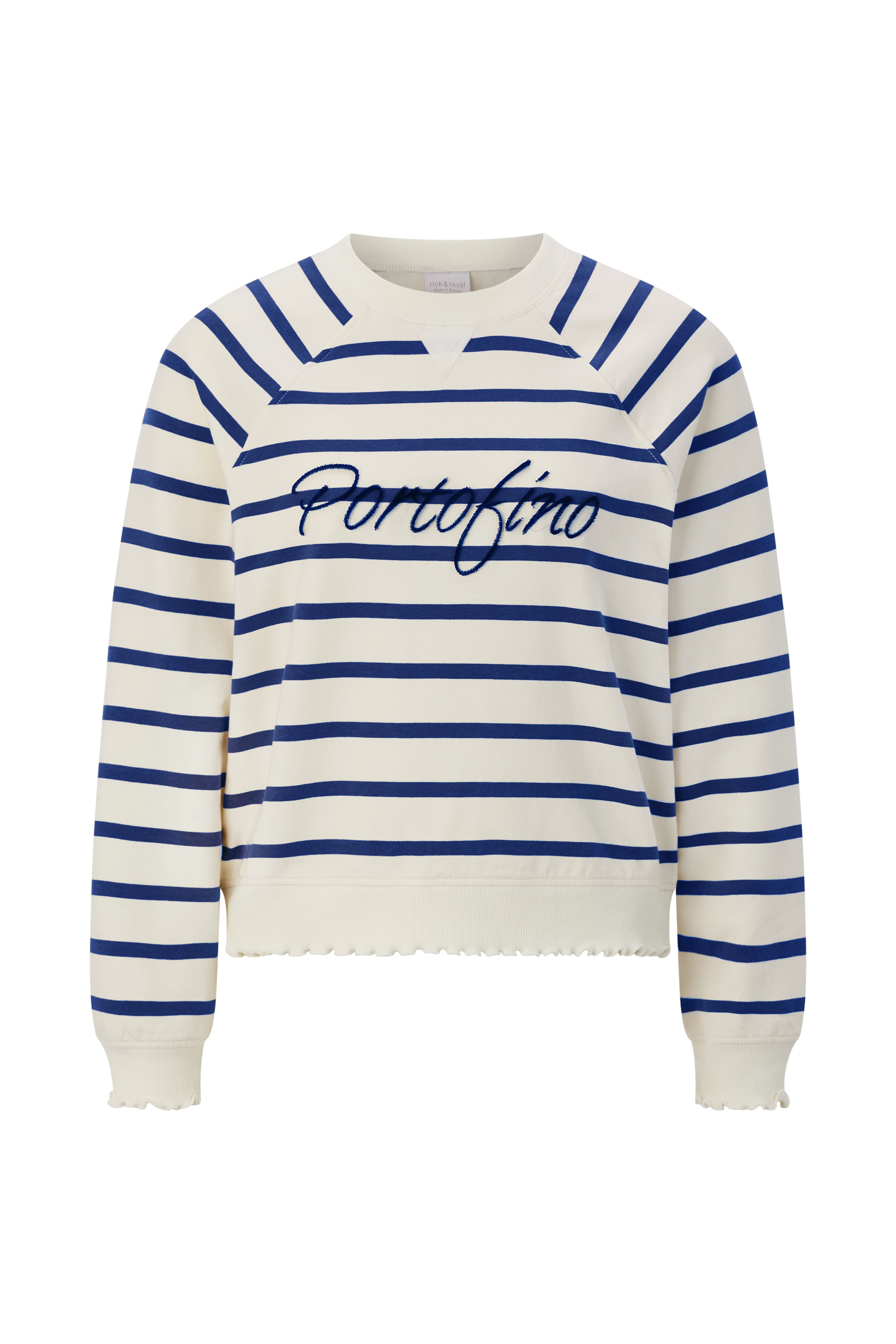 Rich & Royal Sweatshirt in Weiß: Vorderseite