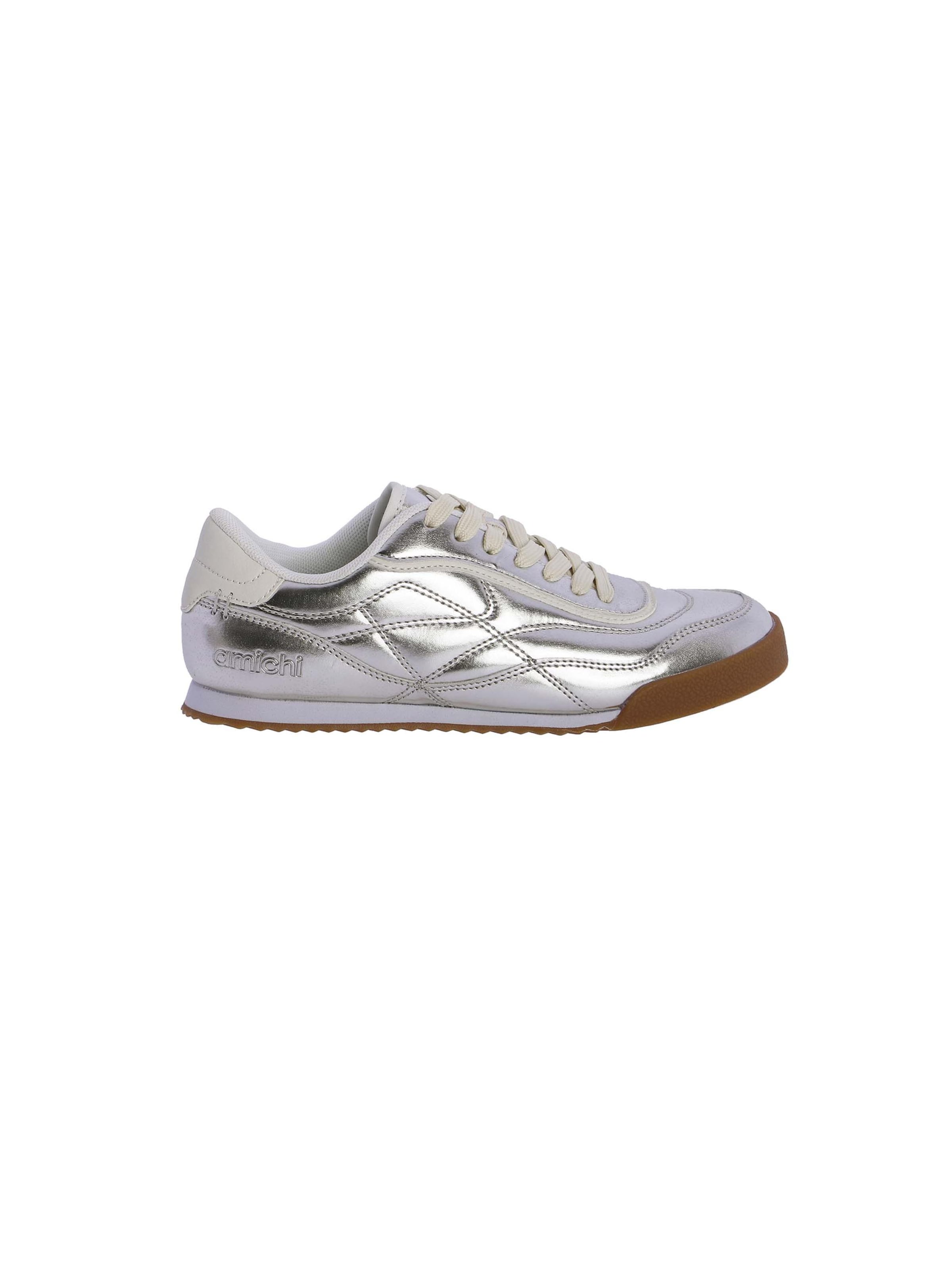 Amichi - Zapatillas deportivas bajas 'Zapatilla' en plata: frente