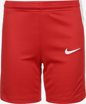 NIKE Workout Pants 'Team Basketball Stock' in Red: front