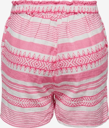 ONLY Regular Shorts 'NORA' in Pink