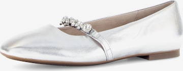 GABOR Ballet Flats in Silver: front