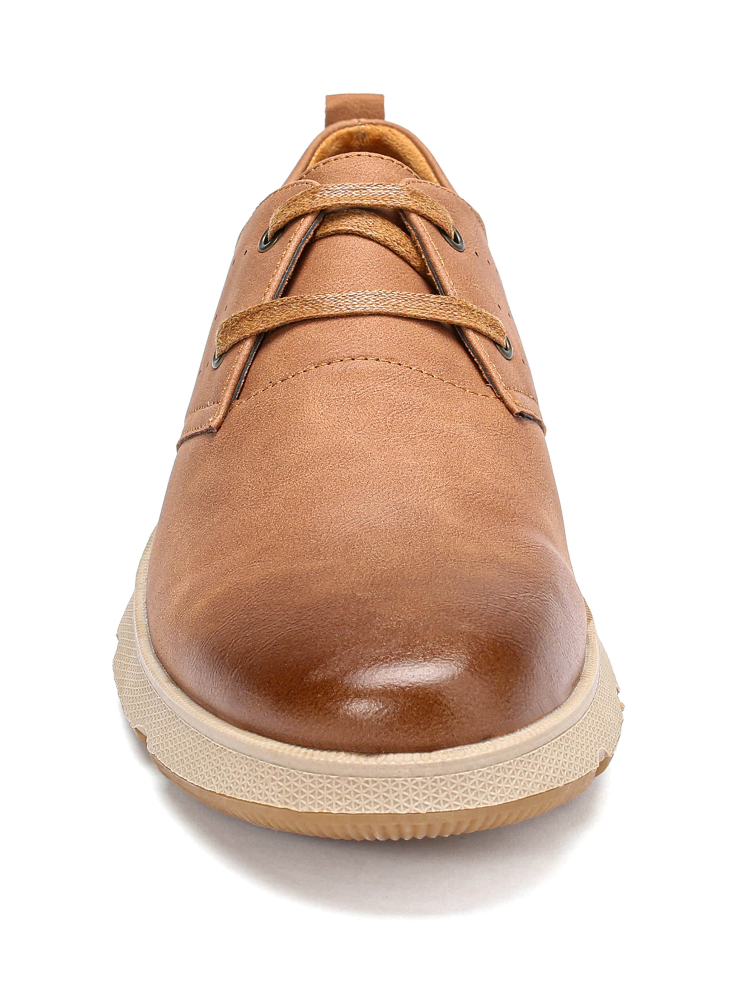 ALLTHEMEN Schnürschuh 'Flucht'‌‌ in Braun