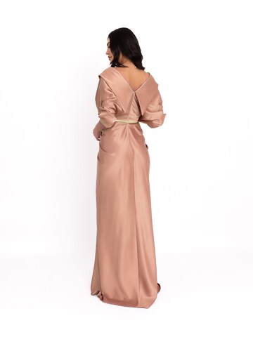 acob a porter Avondjurk in Beige