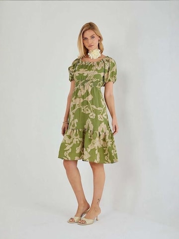 MixRay Kleid in Grün: Vorderseite