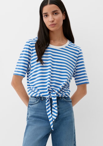 s.Oliver Shirt in Blauw: voorkant