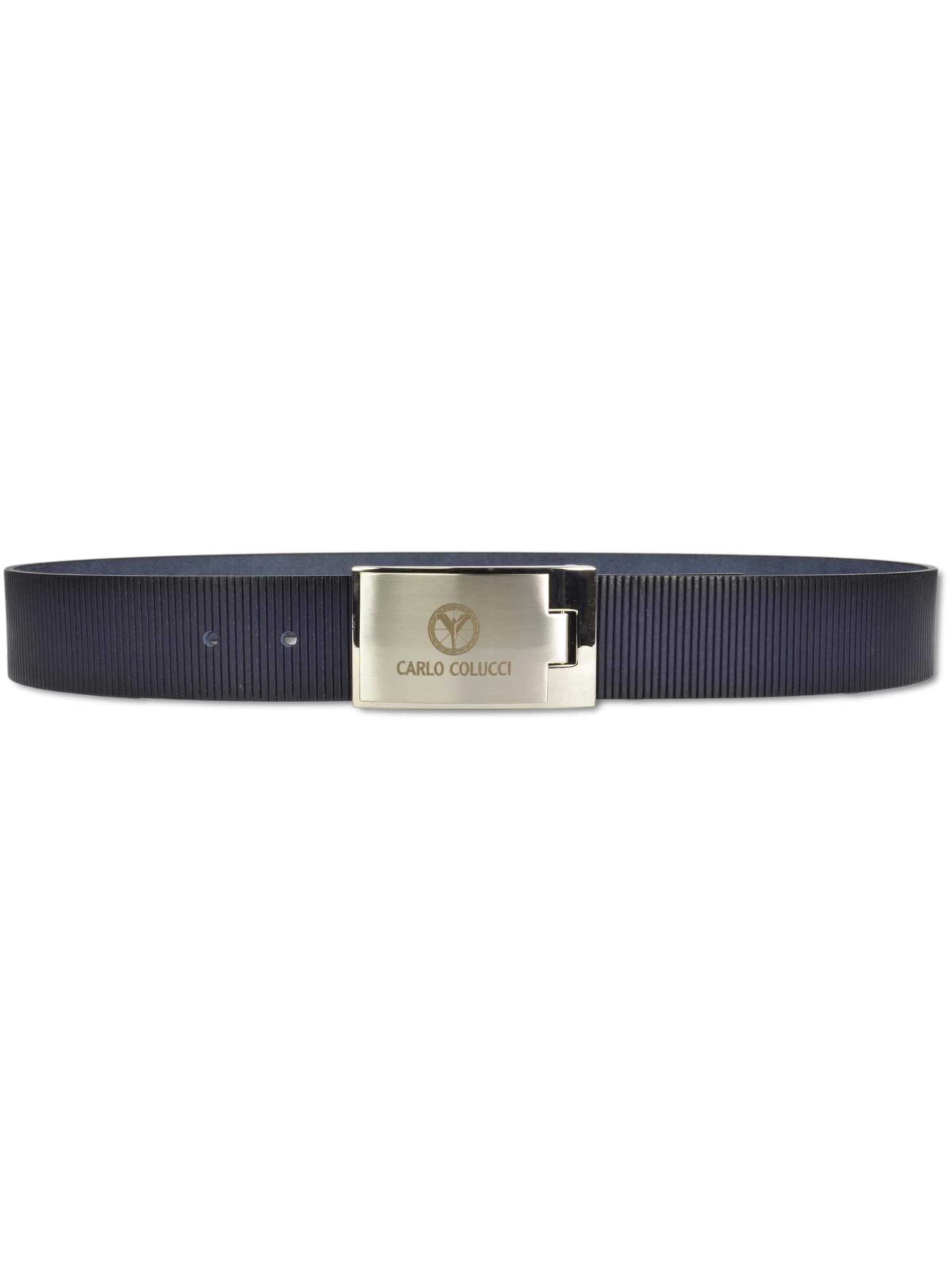 Ceinture 'Cavosi' Carlo Colucci en bleu : devant