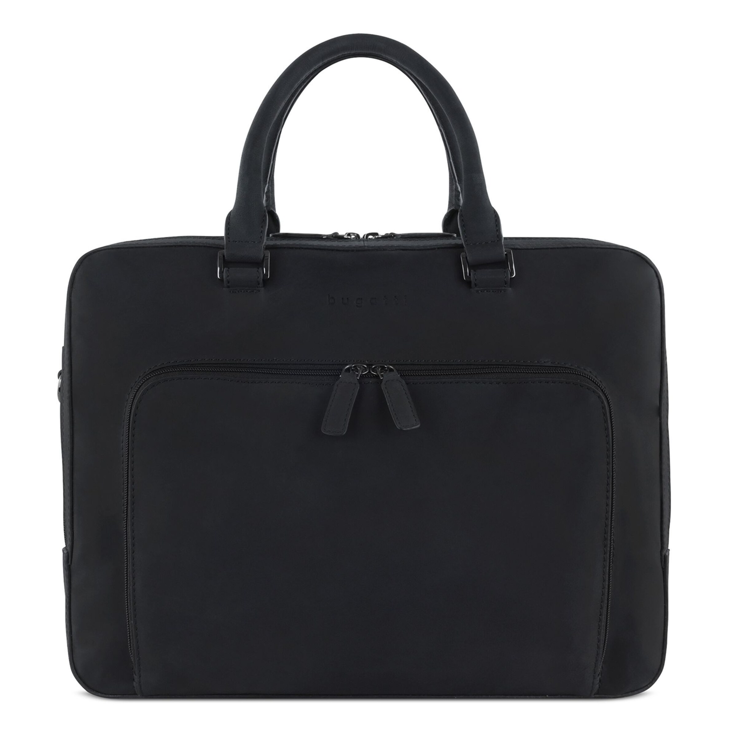 bugatti Document Bag 'Luca' in Black: front