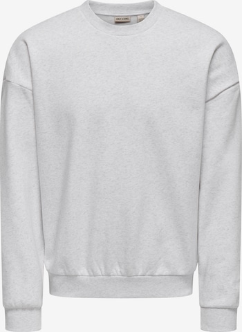 Only & Sons Sweatshirt 'ONSCeres' in Grau: Vorderseite