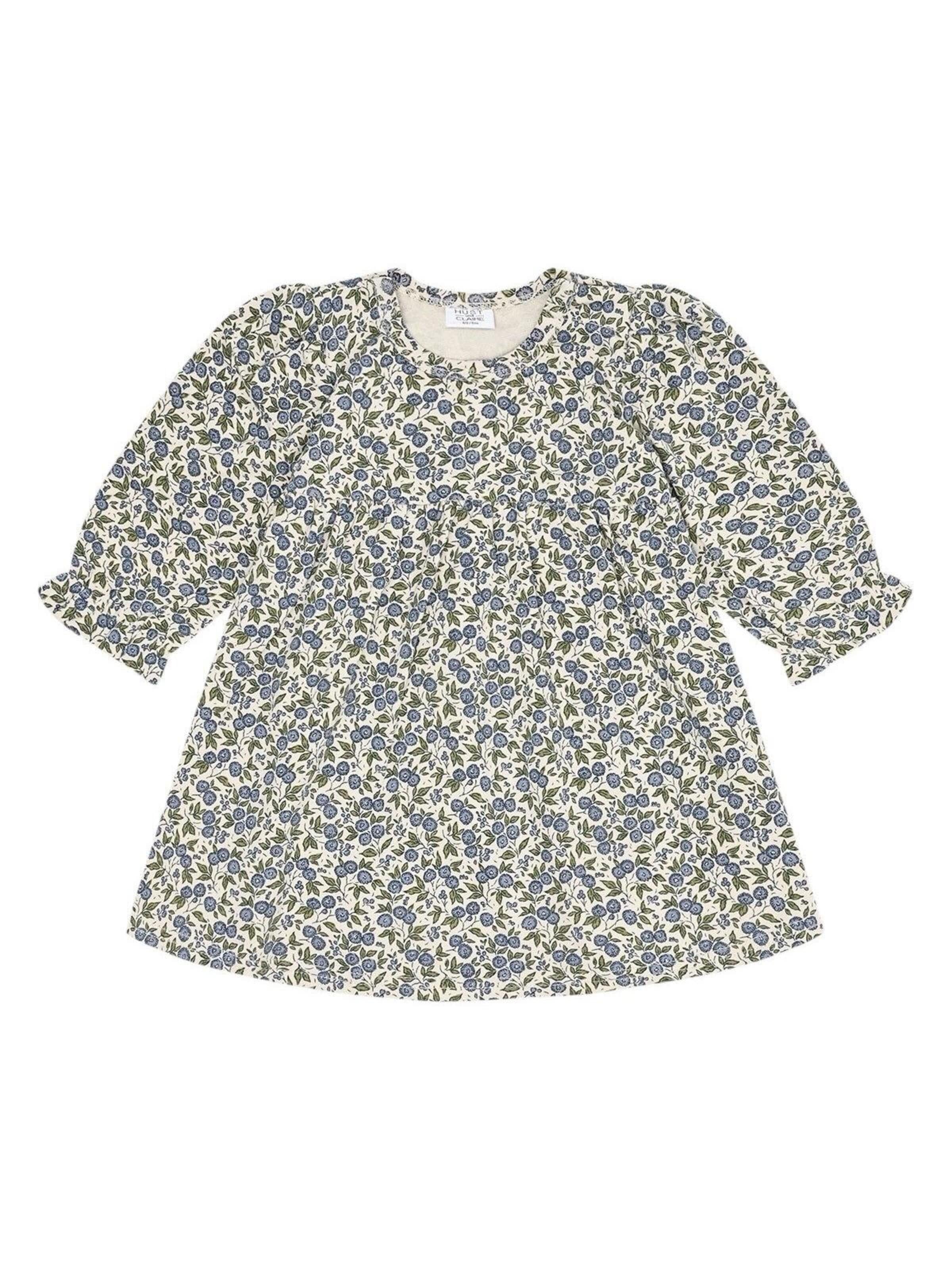Hust & Claire Kleid 'Flora'‌‌‌ in Blau: Vorderseite
