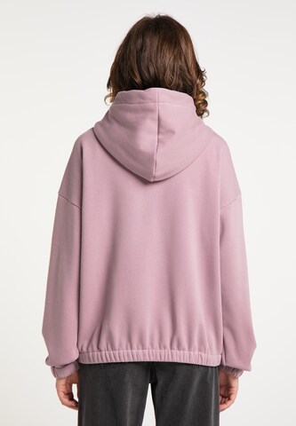 MYMO Kapuzensweatjacke in Pink