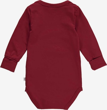 Tutina / body per bambino 'Langarm' di Müsli by GREEN COTTON in rosso