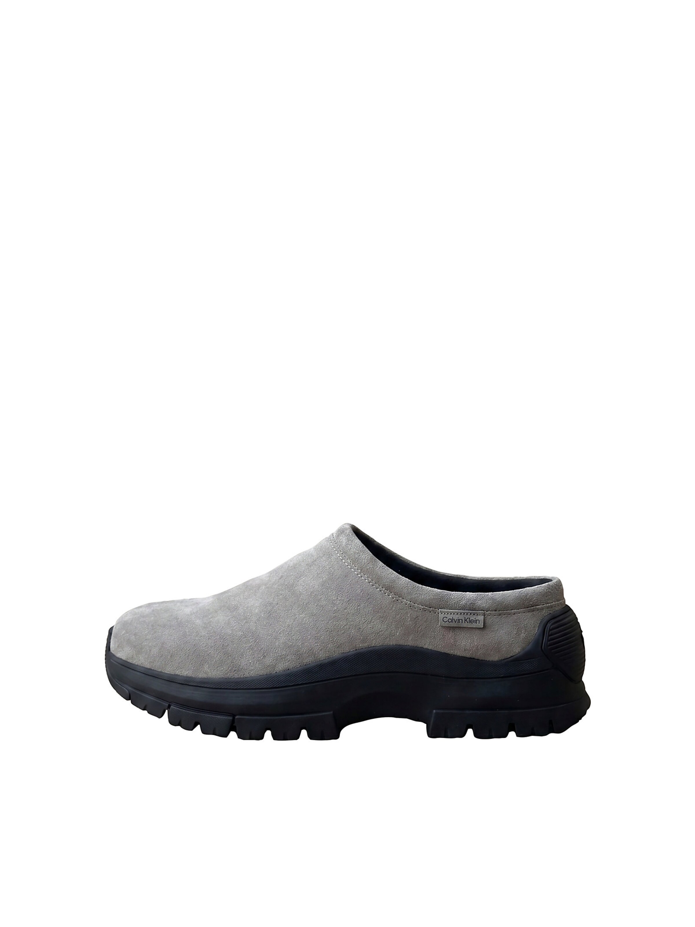 Calvin Klein Mules in Grey: front