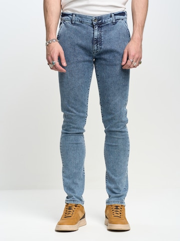 BIG STAR Slimfit Jeans 'Cinar' in Blauw: voorkant