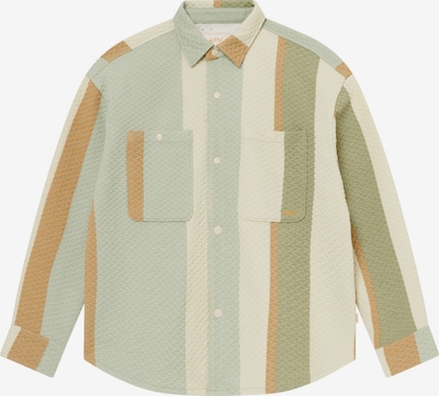 BLKVIS Hemd in L in beige / grünmeliert, Produktansicht