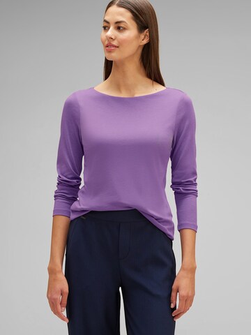 STREET ONE Shirt 'New Lanea' in Purple: front